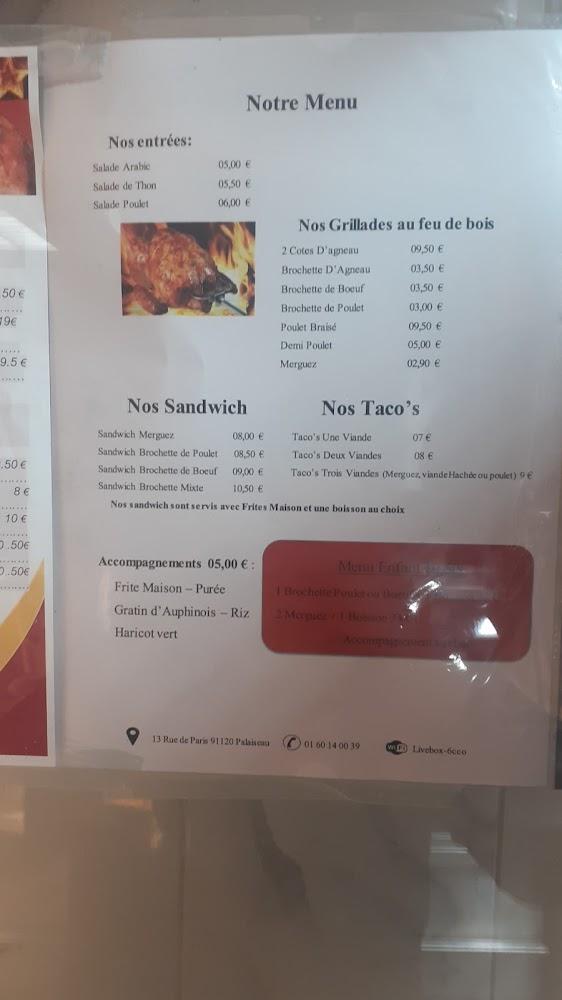 LE COQ D'OR PALAISEAU - Menu Image 1