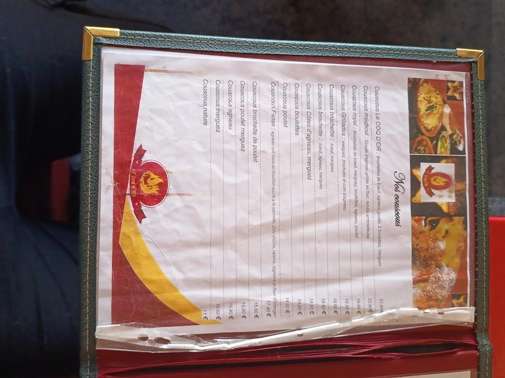 LE COQ D'OR PALAISEAU - Menu Image 3